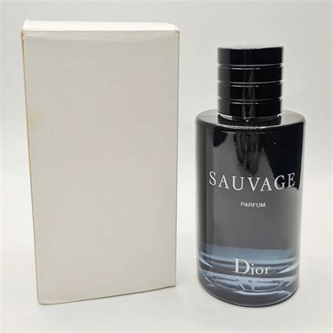 dior sauvage parfum tester
